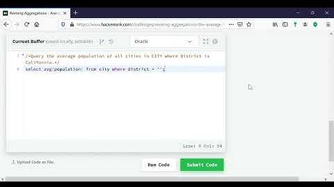 Revising Aggregations   Averages   HackerRank SQL