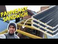 Pose de panneaux sandwich bacacier  toiture panneaux isolants  charpente  vlog rnovation 20