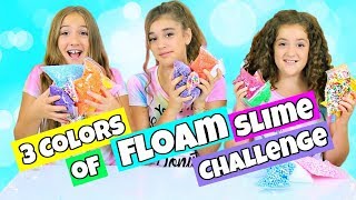 3 Color Slime Challenge - Floam