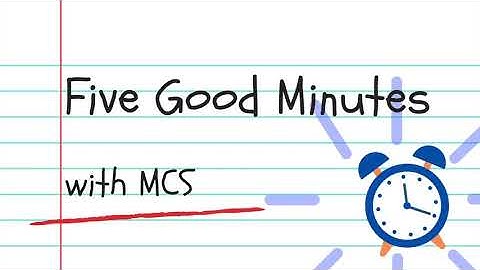 Five Good Minutes with MCS - Video #21 - Sharing Settings + Sir Links-a-lot