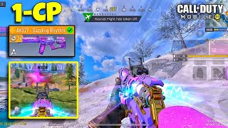 1 CP Legendary AK117 - Dazzling Rhythm in CALL OF DUTY MOBILE | SOLO VS SQUAD INTENSE FIGHT GAMEPLAY