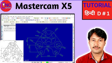# Mastercam X5  Drawing | # How  to Create Drawing in Mastercam X5 | Drawing in Mastercam X5 | D # 1