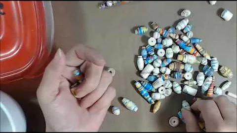 PT 2 DIY PAPER BEADS WITH NAPKINS