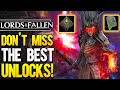 Lords of the Fallen (2023) - Absolute Must Have Unlocks &amp; Upgrades You Don&#39;t Want To Miss