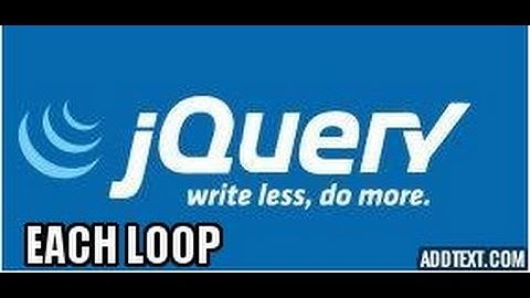 Part 12 Jquery Tutorials method each loop