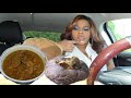 Nigerian/African food Car MUKBANG: I use to be Muhammad Ali