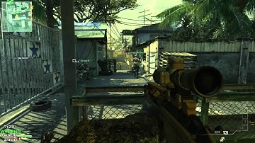 Call of Duty; Modern Warfare 3 - MSR QuickScope-Gameplay