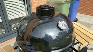 Unboxing ALDI Gardenline Kamado Ceramic Egg BBQ 日式疍型陶瓷燒烤爐開箱