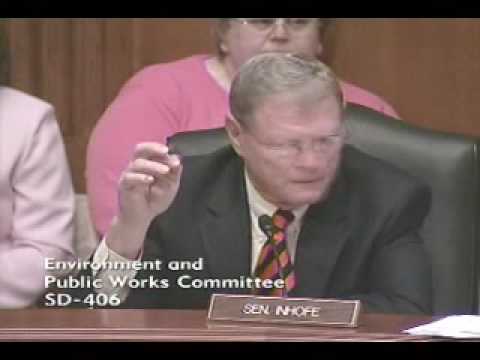 Senator Inhofe question answer session with LaVern...