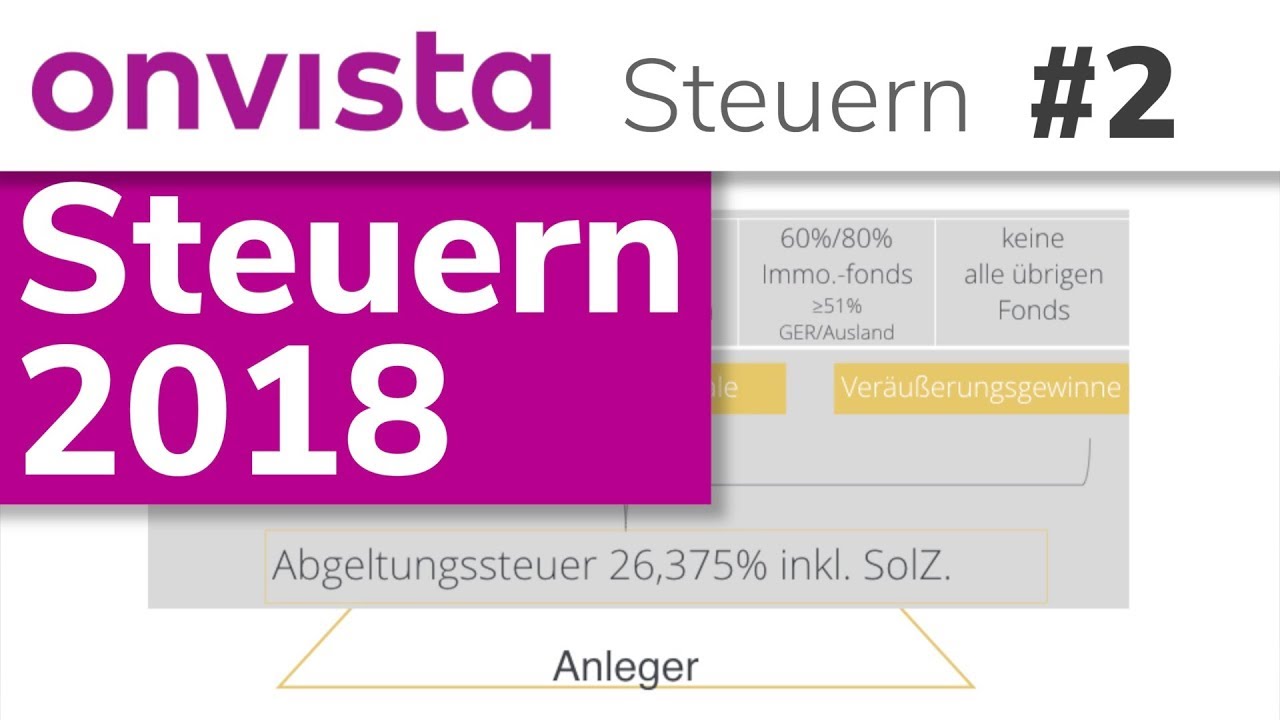 Investmentsteuerreform 18 Wtf Wie Werden Etfs Fonds Dividenden Versteuert Youtube