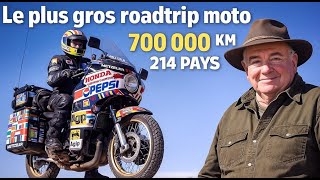 le record du plus long roadtrip moto 214 pays