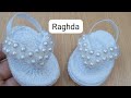طريقه عمل صندل صيفي كروشيه