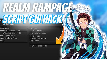 Realm Rampage Script GUI So Good | Auto Click, Autofarm & Auto Aim Magic! 🚀💥
