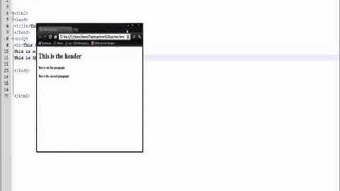 XHTML CSS TUTORIAL 2 - PARAGRAPH, LINE BREAK, BOLD, ITALICS, COMMENTS