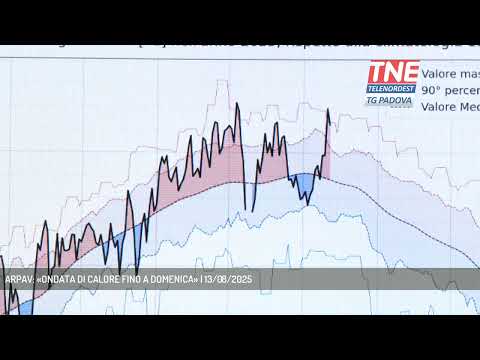 ARPAV: «ONDATA DI CALORE FINO A DOMENICA» | 13/08/2025