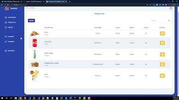 1 Presentación fastFood Sistema de Ventas TouchScreen