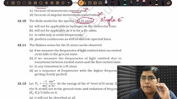 Class 12 Physics | Atoms | NCERT Exemplar MCQ 2 Explained | CBSE Board Exam 2025 Preparation