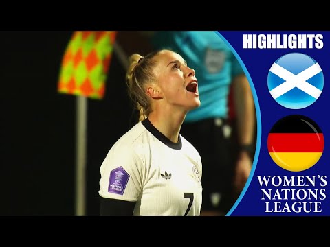 Scotland Vs Germany HIGHLIGHTS UEFA Women S Nations League 2025