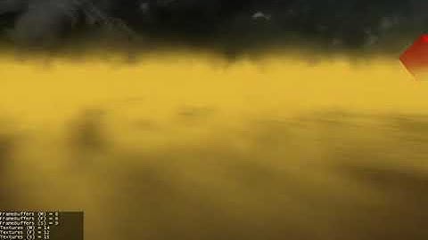 Sandstorm effect with raytracing and 3d perlin noise in GLSL