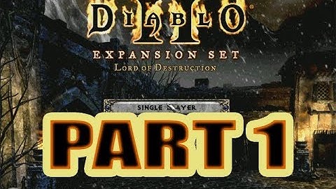 Diablo 2 Hardcore Hell Run 8 (Paladin/Avenger), Part 1 (A1-3 Normal)