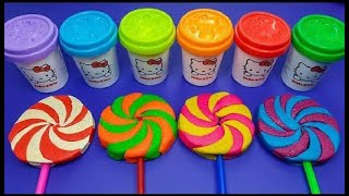通过制作气泡粘土水果棒棒糖了解颜色 - Learn colors with Make Sparkling Clay Fruit Lollipops