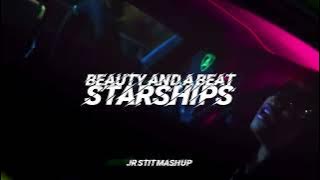 Beauty And A Beat X Starships (Justin Bieber, Nicky Minaj) [Jr Stit Mashup]