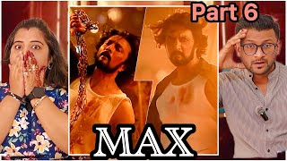 MAX | PRE CLIMAX SCENE | Sudeep Kichcha | Part 6 | Dipoosreaction | REACTION Video