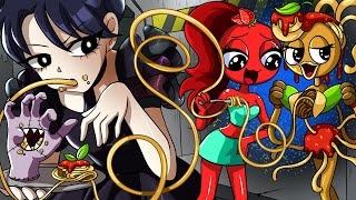 [Animation] Delicious Wednesday,Red,Spaghetti Mommy~! | Best 3 Girls Mukbang Cartoon Compilation!