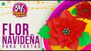 FLOR NAVIDEÑA PARA TORTAS - EN VIVO