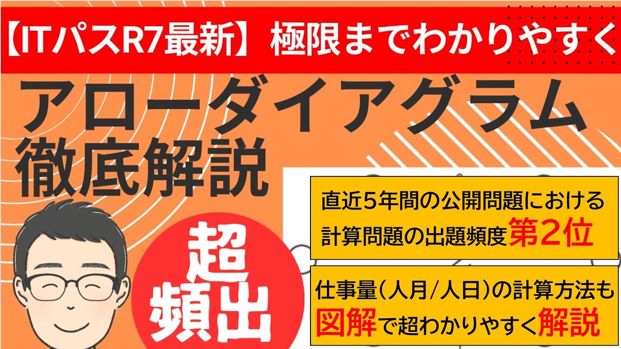 極限までわかりやすく！】令和7年最新 アローダイアグラム徹底解説 #it