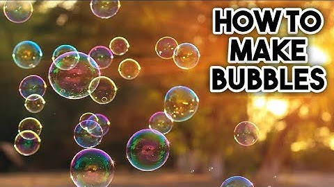 How to Make Homemade Bubbles |  घर पर बबल कैसे बनाएं | बबल बनाना सीखे