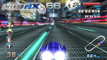 F-Zero AX (Upscaled 4K/60fps) Mute City - Sonic Oval (Blue Falcon) Dolphin Emulator