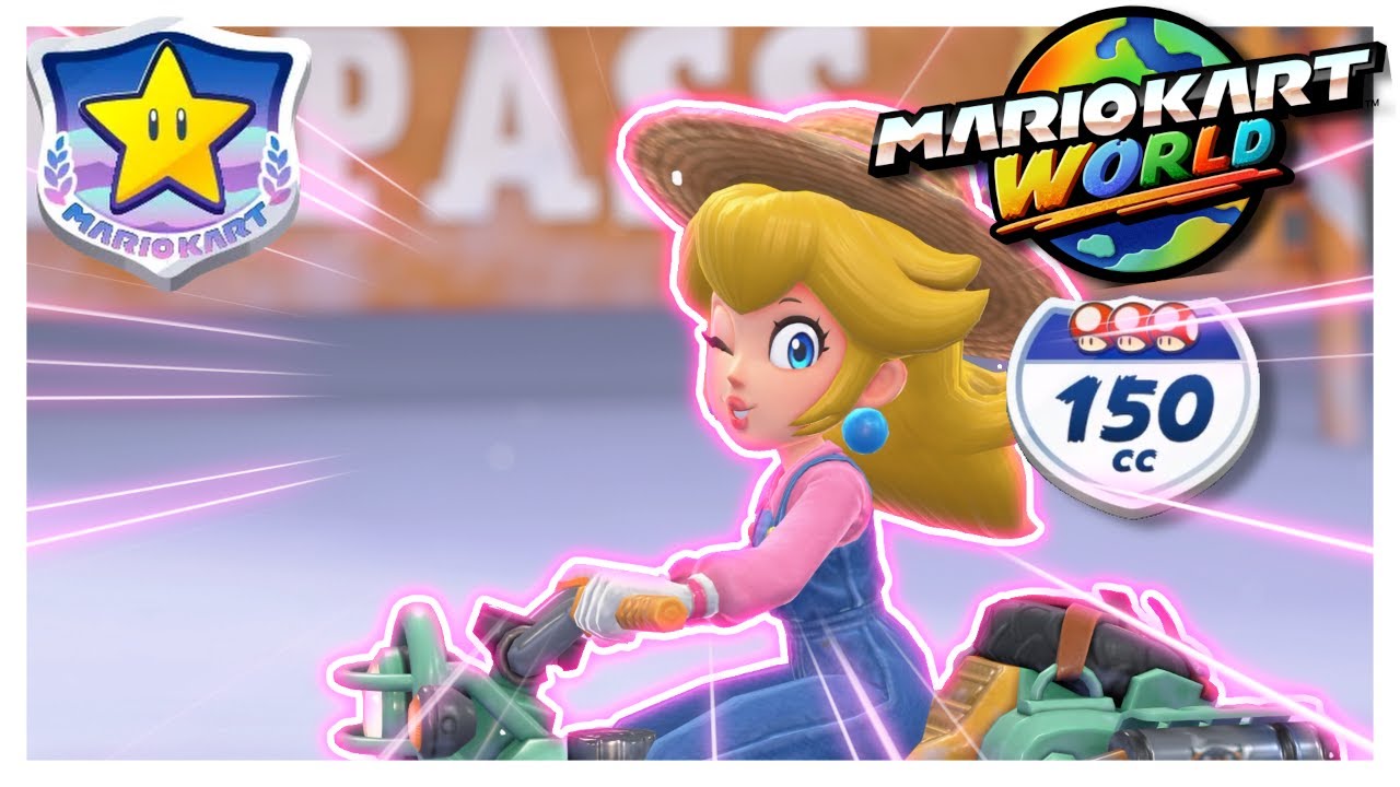 Mario Kart World: Peach and Junkyard Hog [Star Cup 150cc]