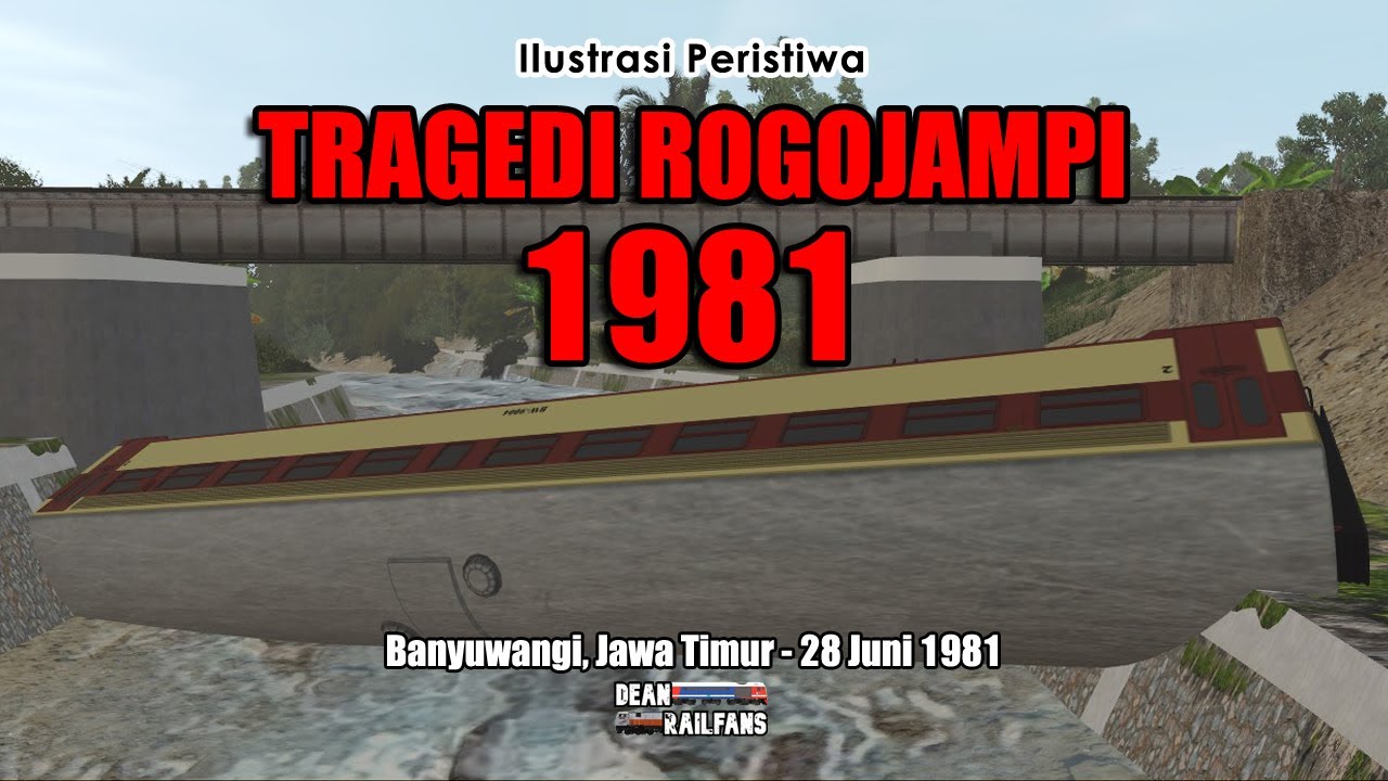 TRAGEDI TRAGIS ROGOJAMPI 1981  - Kecelakaan Kereta Api Yang Terlupakan ‼️ | Train Simulator