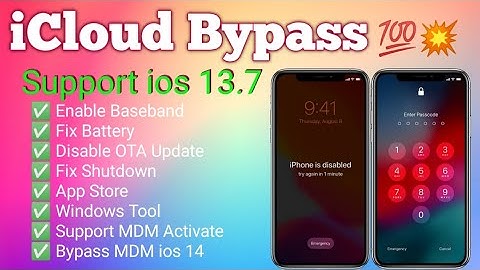 Bypass iCloud New Tool Oc34n Lite Support ios 13.7 ios 14 Beta Bypass enable Baseband September 2020