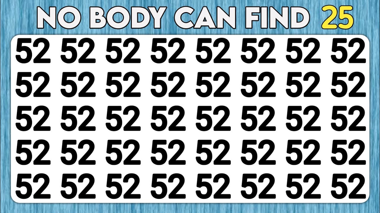 Проверьте зрение — проверка способности фокусироваться на цифрах и буквах | Развитие наблюдательн...