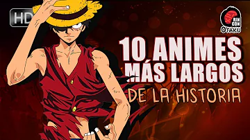 ¿Cuáles son los 3 animes más largos?