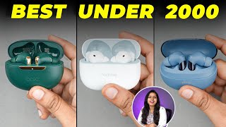 Best TWS Wireless Earbuds Under 2000 in India 2024 ⚡Telugu ⚡Real-time Test⚡