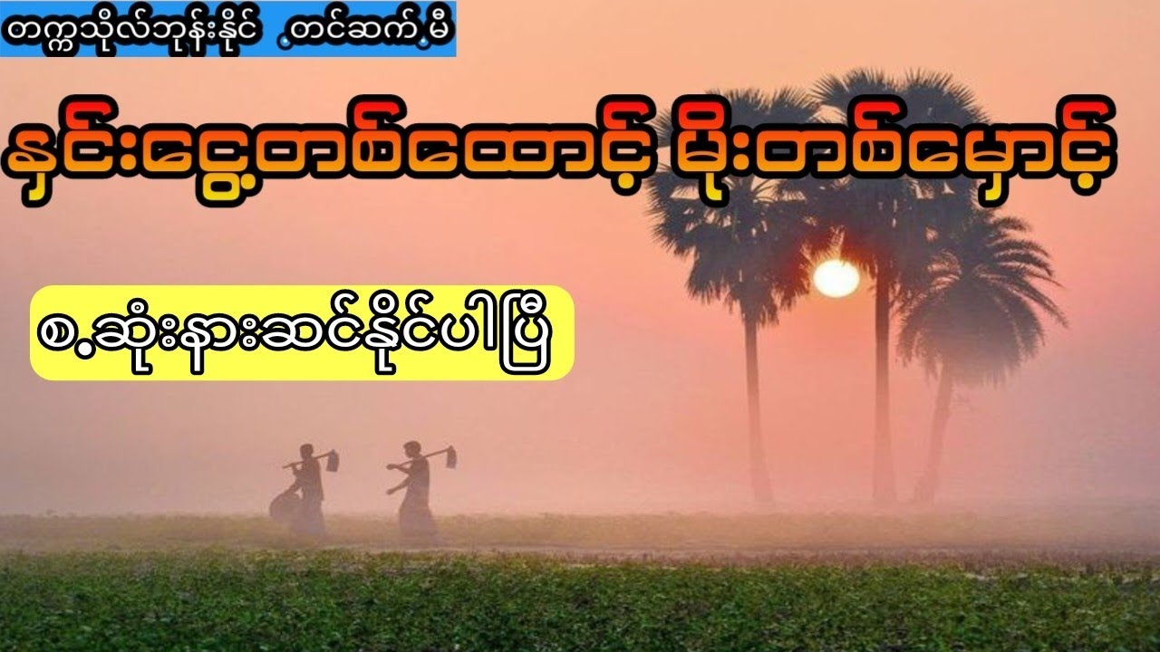 နှင်းငွေ့တစ်ထောင့်မိုးတစ်မှောင့် - တက္ကသိုလ်ဘုန်းနိုင် (စ.ဆုံး)