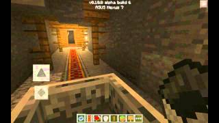 My rollercoaster in Minecraft PE