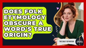 Does Folk Etymology Obscure A Word