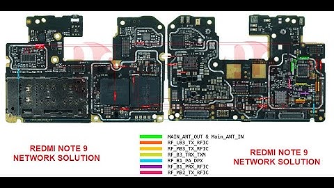 Redmi note 9 Network problem Solution || 3G 4G network ic problem || borneo schematics diagram||