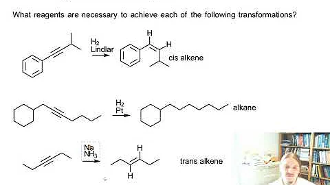 Alkyne Reduction Examples