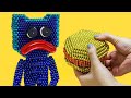 POPPY PLAYTIME in Real Life Huggy Wuggy So Sad Making Burger Challenge - Magnetic Balls Stop Motion