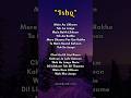 TRY WITH YOUR OWN VOICE🎶💕 ISHQ - (LOST; FOUND) SONG LYRICS #trywithyourownvoice #songlyrics #song