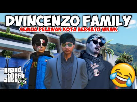 ISCO MEMBUAT KELUARGA DVINCENZO !! SEMUA PELAWAK KOTA GABUNG SEMUA WKWK !! GTA 5 ROLEPLAY