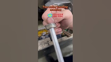 Two roller knurling machine