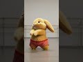 Cutest Bunny Moves You'll See Today 🐰✨ #shorts #dance #adorable