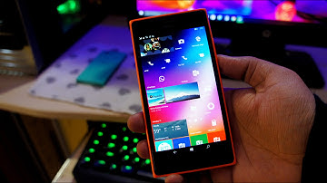 Windows 10 Mobile Build 10586.36 on Lumia 730 demonstrated