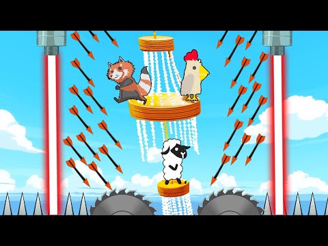 УРОНИЛИ ЛЮСТРУ ЗА 1.000.000$! САМЫЕ СМЕШНЫЕ И УГАРНЫЕ УРОВНИ В ULTIMATE CHICKEN HORSE